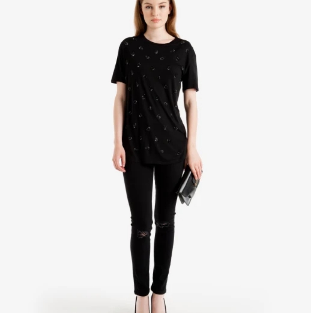 Ted Baker Calessi rhinestone tee size 6